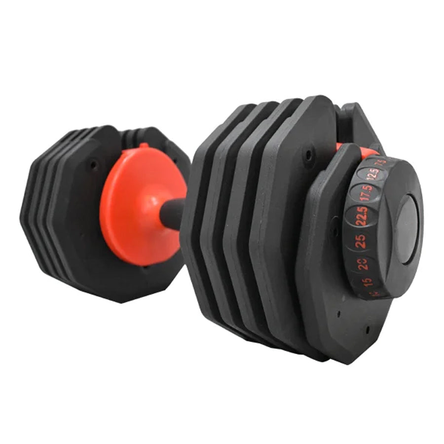 25kg Adjustable Dumbbell – 10-in-1 Weight Set with Safety Lock & Quick Dial | 2.5kg to 25kg Range | Space-Saving Strength Equipment for Home Gym Workouts