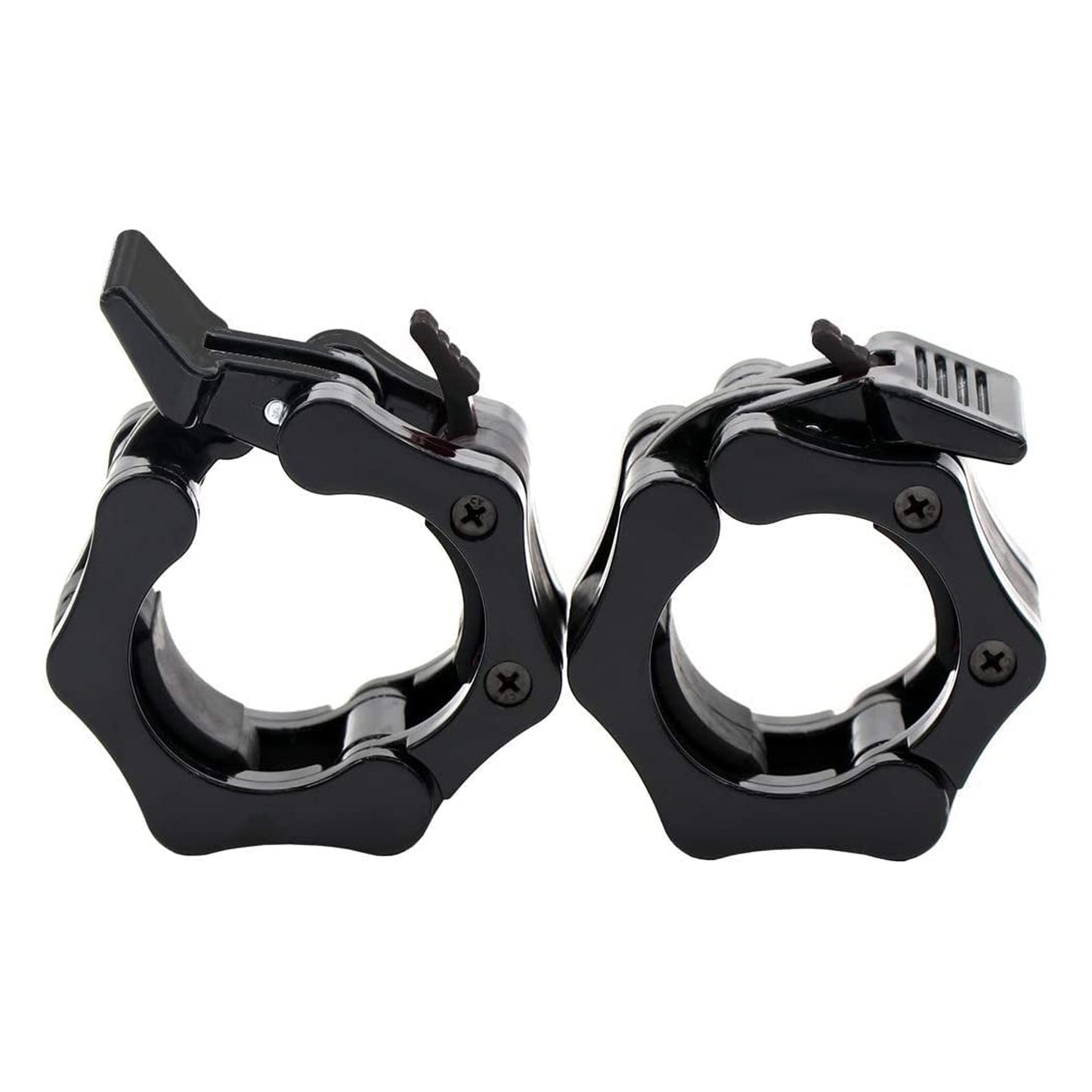 Professional Olympic Barbell Collars - Quick Release 2" Locking Clips - ABS Heavy Duty Weightlifting Clamps - Secure No-Slip Plate Holders - Essential Training Accessory for Gym, Home & CrossFit