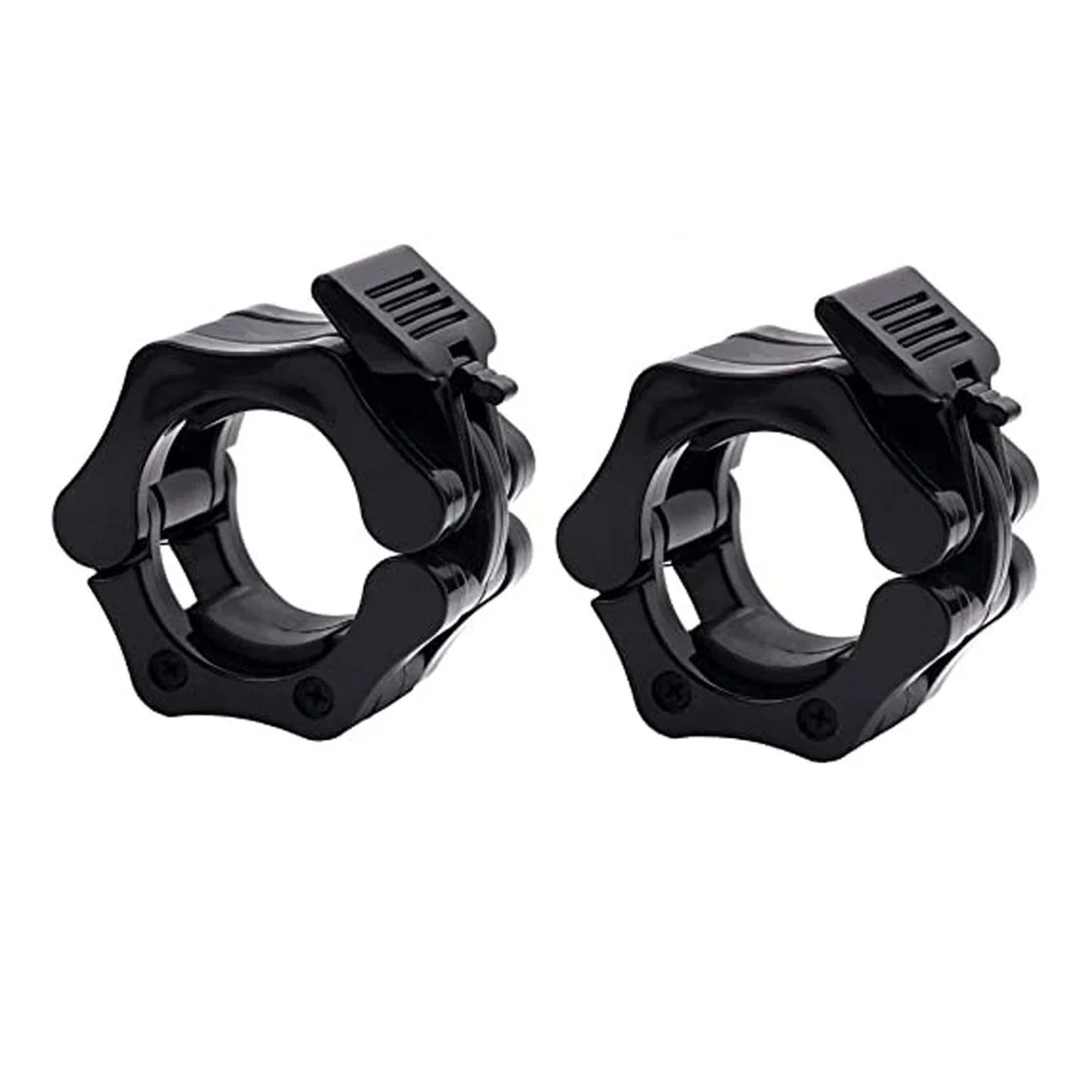 Professional Olympic Barbell Collars - Quick Release 2" Locking Clips - ABS Heavy Duty Weightlifting Clamps - Secure No-Slip Plate Holders - Essential Training Accessory for Gym, Home & CrossFit