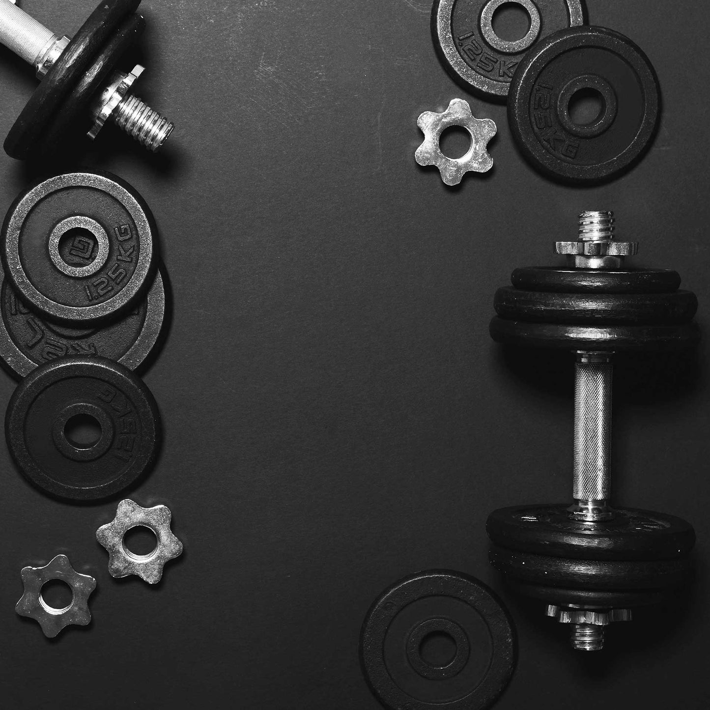 65kg Chrome Adjustable Dumbbell & Barbell Set | 2-in-1 Free Weights Training Equipment with Knurled Bar & Bar Joiner | Premium Strength Training Home Gym Kit