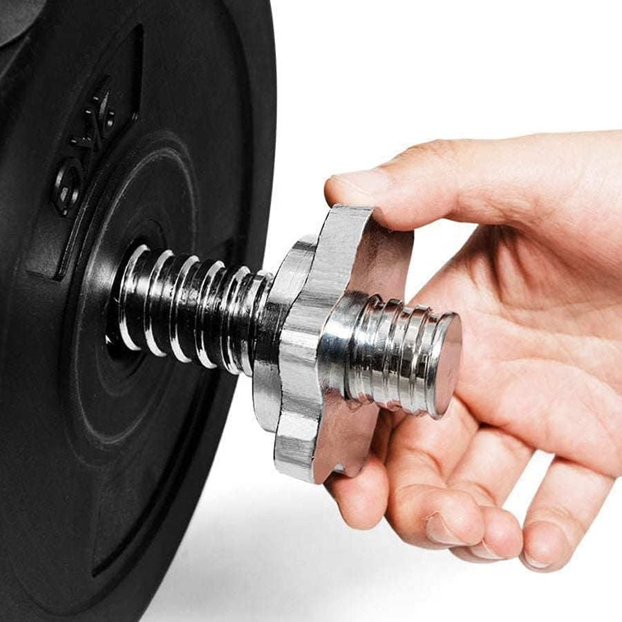 65kg Chrome Adjustable Dumbbell & Barbell Set | 2-in-1 Free Weights Training Equipment with Knurled Bar & Bar Joiner | Premium Strength Training Home Gym Kit