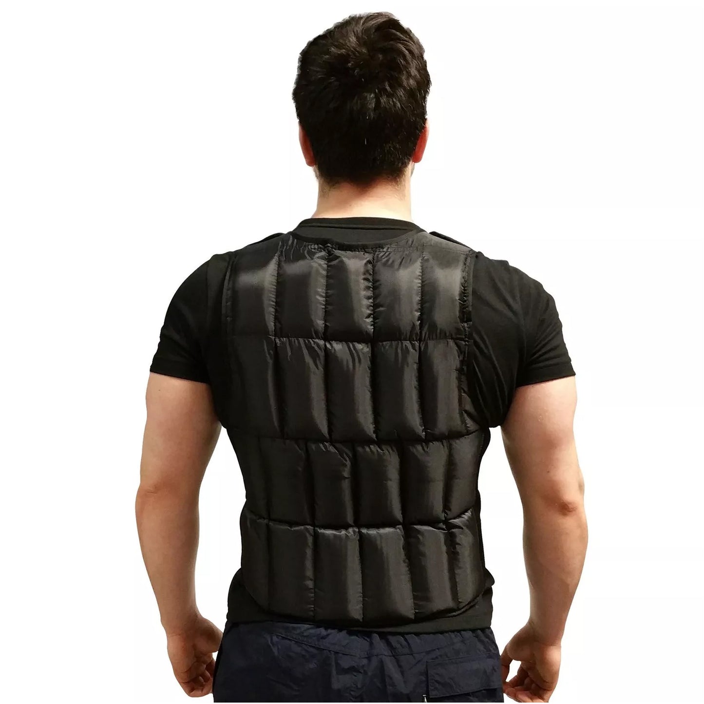 Professional Adjustable Weighted Vest 10-20kg with 38 Weight Bags - Customizable Resistance Training Equipment for Running, Strength Workouts, Cardio - Full Body Workout Gear for All Fitness Levels