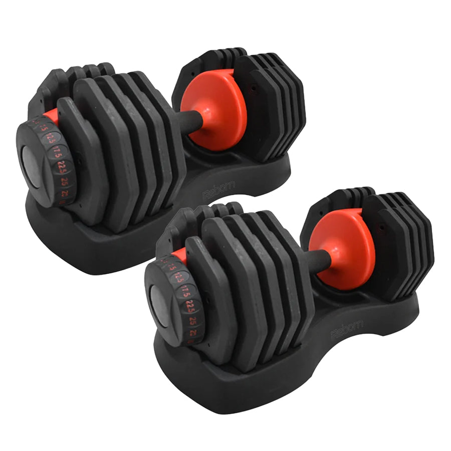 25kg Adjustable Dumbbell – 10-in-1 Weight Set with Safety Lock & Quick Dial | 2.5kg to 25kg Range | Space-Saving Strength Equipment for Home Gym Workouts