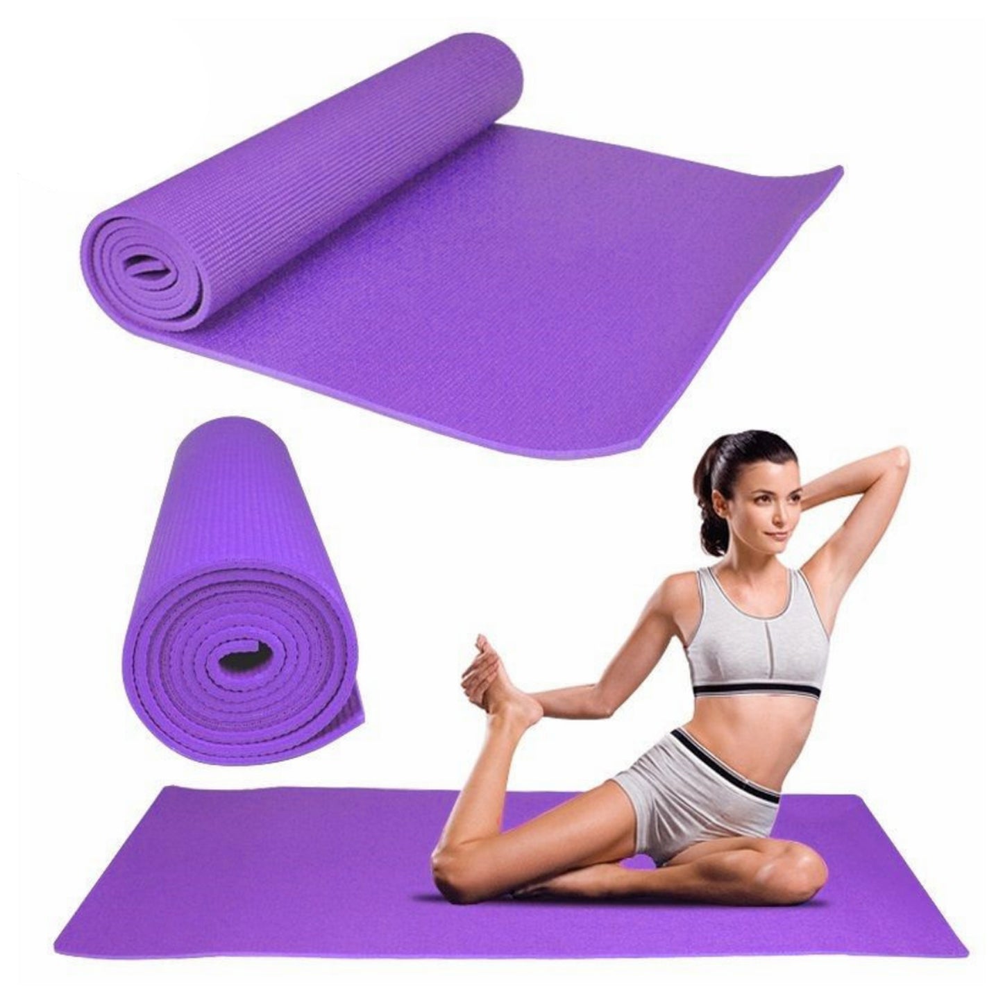 Extra Thick 15mm Non-Slip Yoga Mat for Home & Gym Workouts