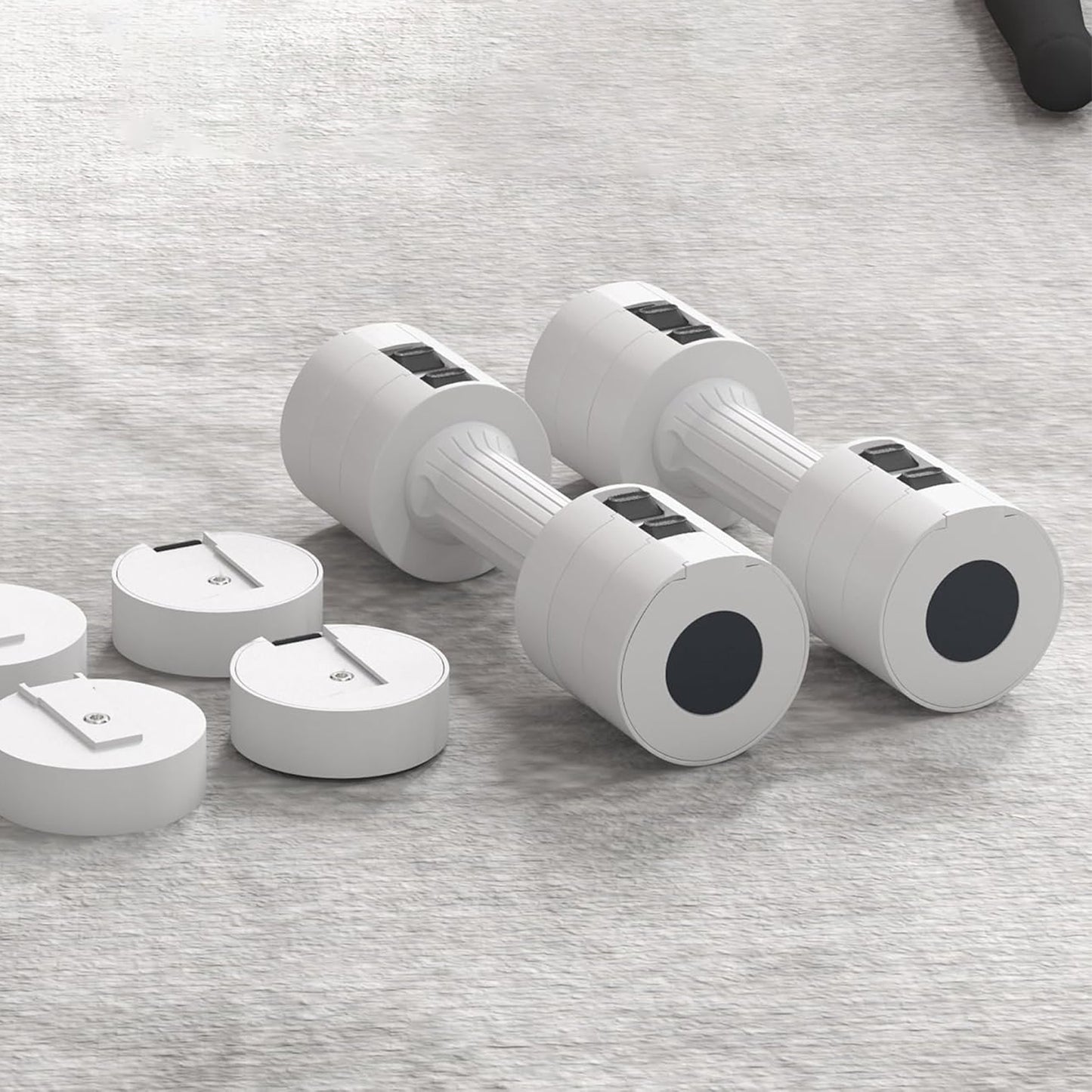 3-in-1 Adjustable Dumbbell Pair – 2x2.5kg or 2x10kg | Free Weights for Home Gym | Adjustable Dumbbells Set for Women & Men with Non-Slip Grip & Secure Lock