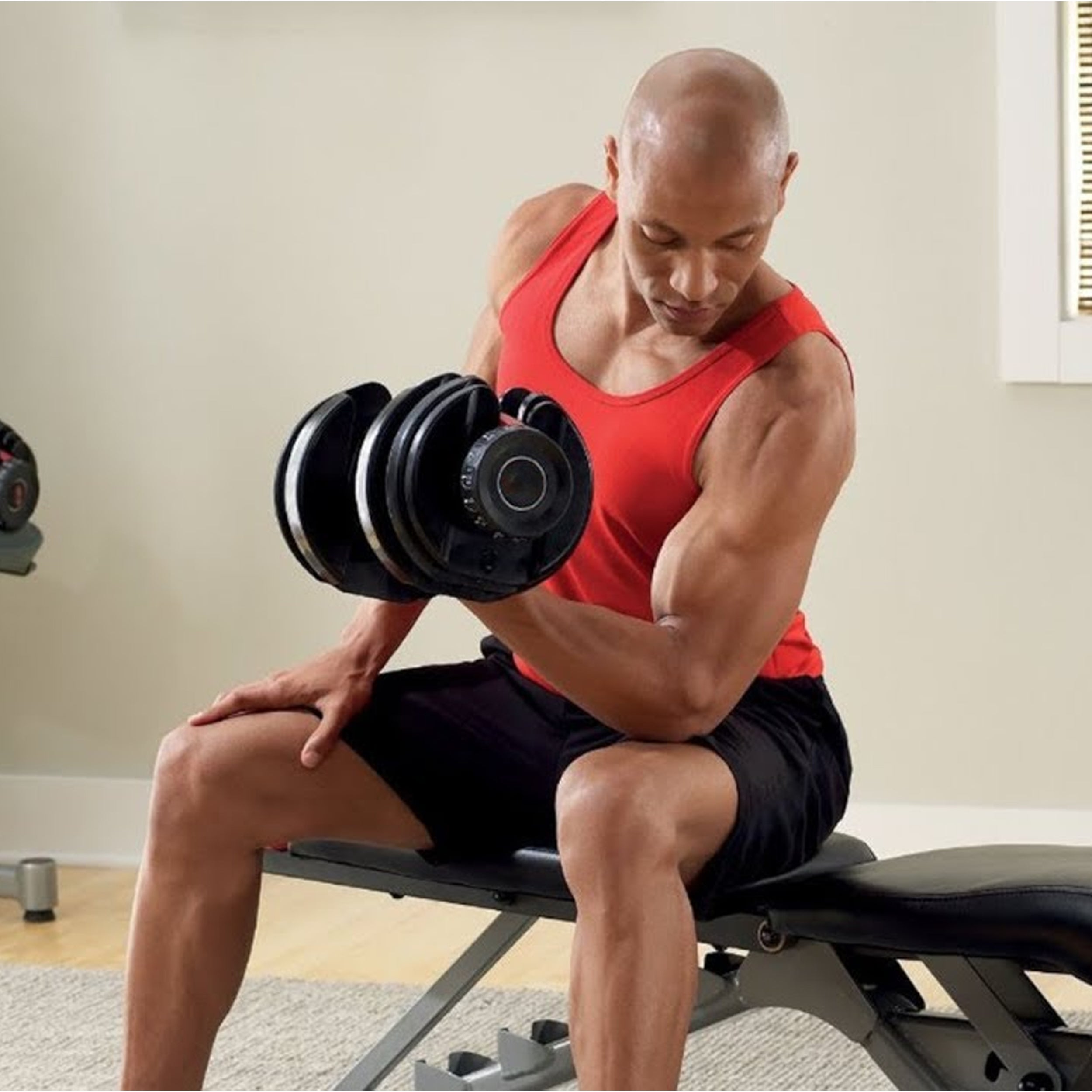 24kg Adjustable 15-in-1 Dumbbell for Home Strength Training