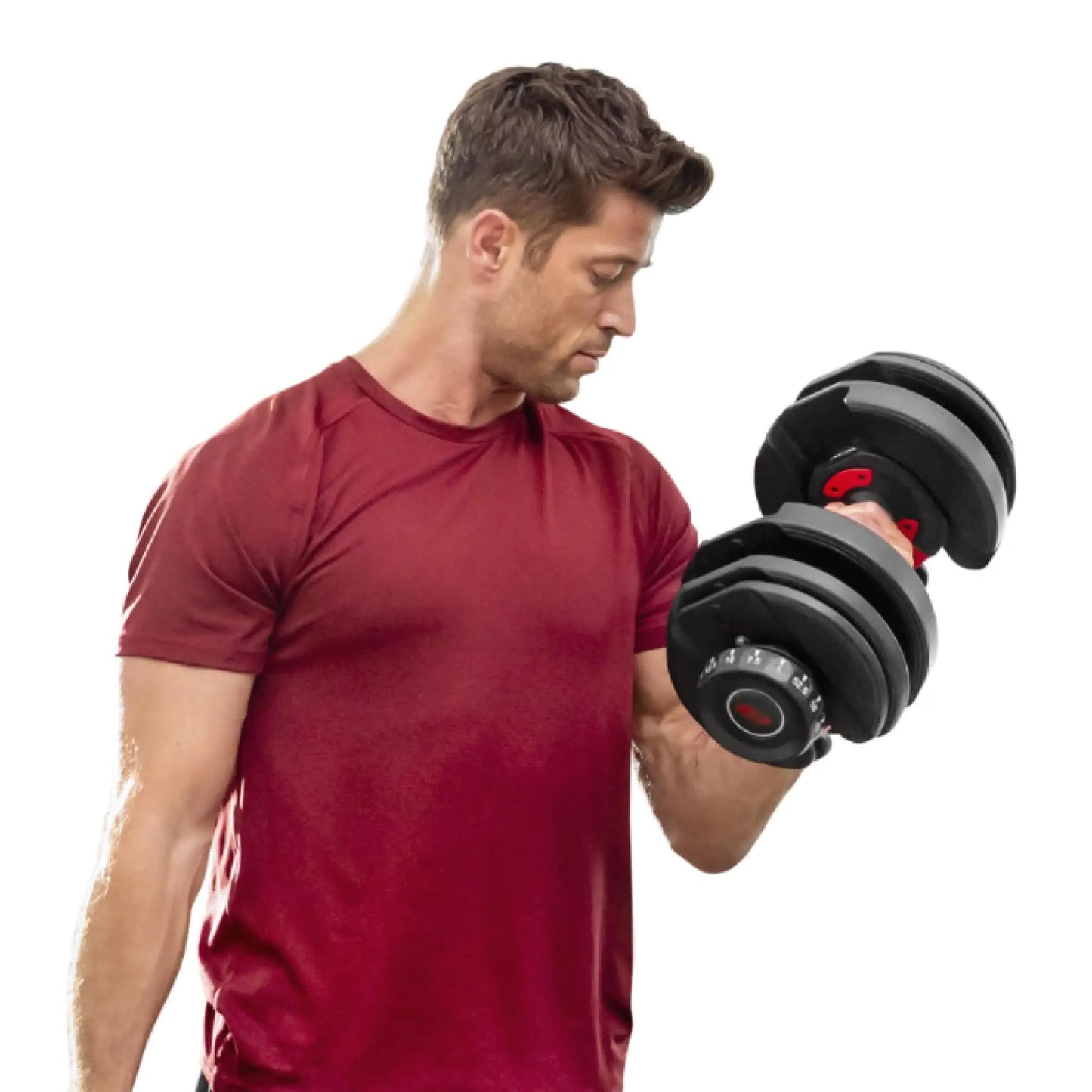 40kg Adjustable Dumbbell – 17-in-1 Quick Dial Weight Set | 5kg to 40kg | Space-Saving Strength Training Equipment with Safety Lock for Home Gym Workouts