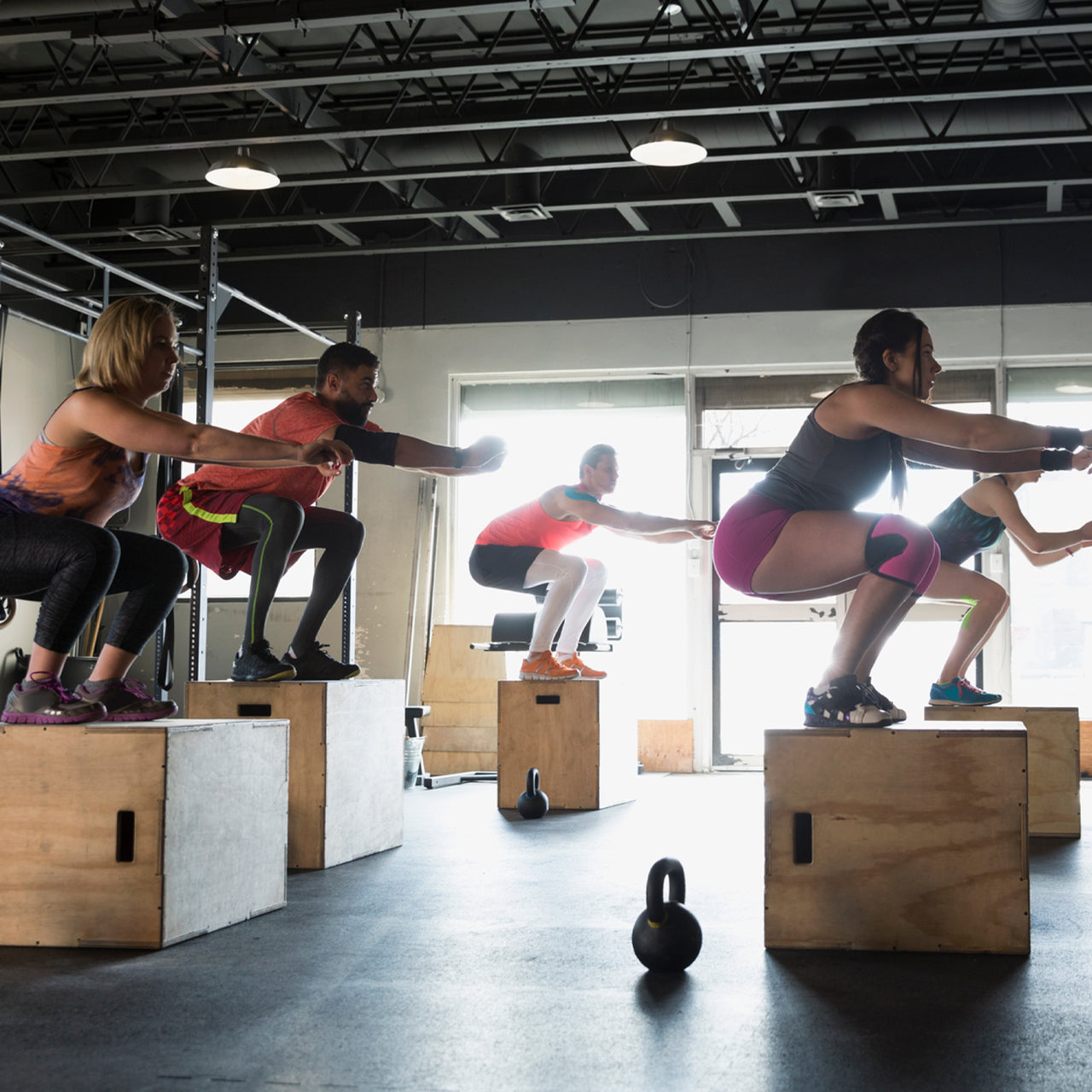 3-in-1 Wooden Plyometric Jump Box for Home & Gym Training