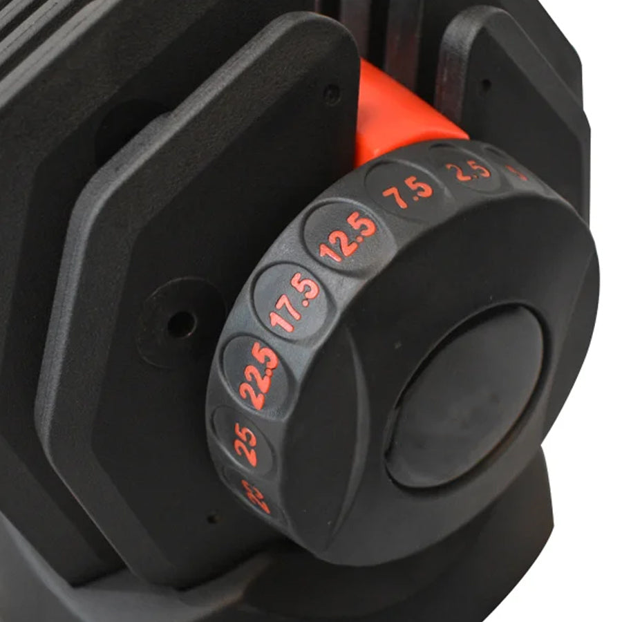 25kg Adjustable Dumbbell – 10-in-1 Weight Set with Safety Lock & Quick Dial | 2.5kg to 25kg Range | Space-Saving Strength Equipment for Home Gym Workouts