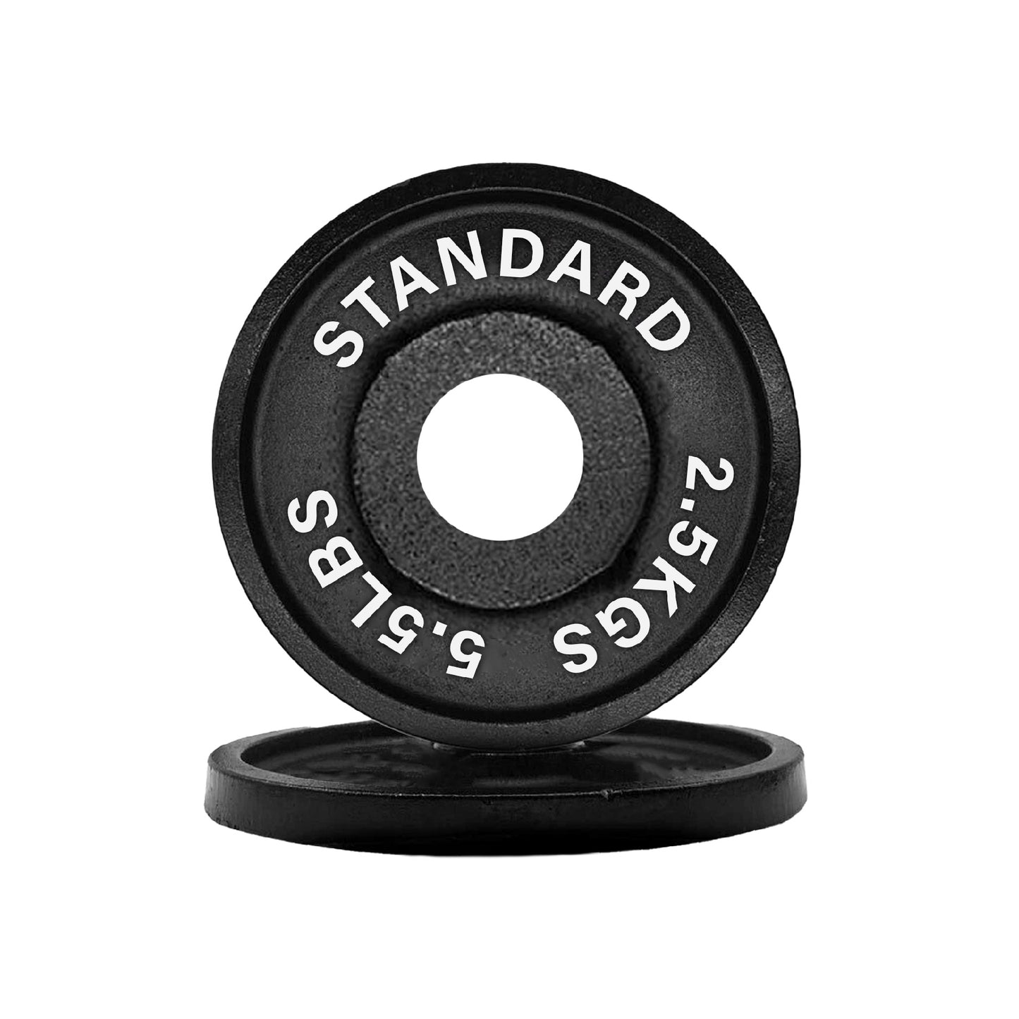Olympic 2" Cast Iron Weight Plates – Pairs & Sets with 4ft/5ft/6ft/7ft Barbell Options | Standard Fit for Strength Training, Deadlifts & Home Gym Workouts