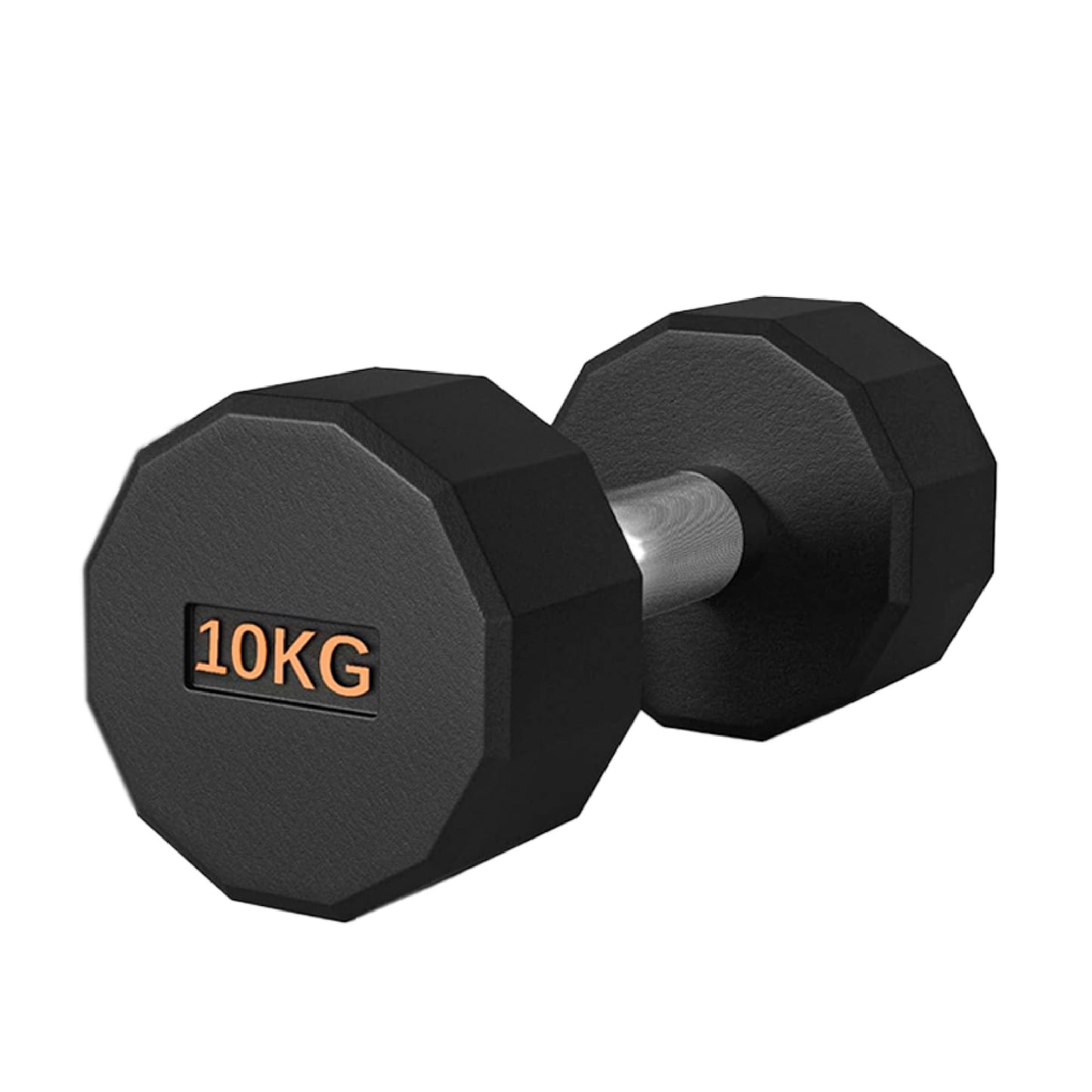 Round Hex Dumbbell – Rubber-Coated 12-Sided Free Weights | Single, Pair or Set | Non-Slip Steel Handle | Durable Sports Dumbbell for Home Gym Fitness