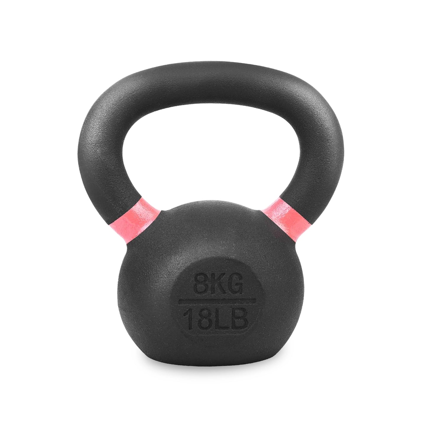 Cast Iron Kettlebells - Premium Solid Construction with Smooth Wide Handle for Swing Training - Multiple Weight Options Available - Perfect for Home Gym