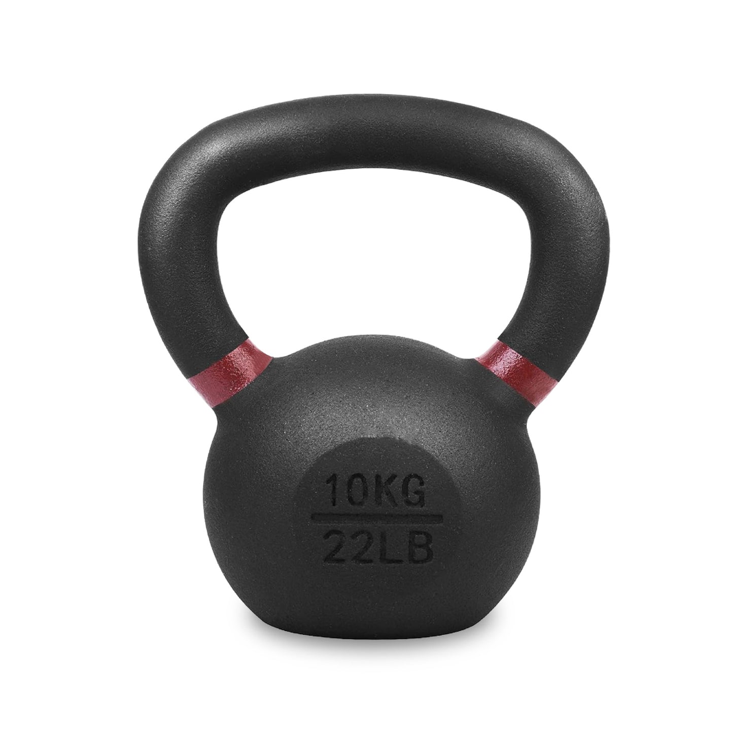 Cast Iron Kettlebells - Premium Solid Construction with Smooth Wide Handle for Swing Training - Multiple Weight Options Available - Perfect for Home Gym