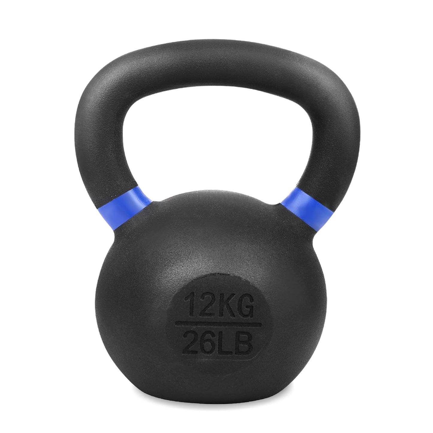 Cast Iron Kettlebells - Premium Solid Construction with Smooth Wide Handle for Swing Training - Multiple Weight Options Available - Perfect for Home Gym