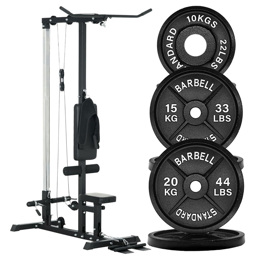Professional LAT Pulldown Machine with Dual Pulley System