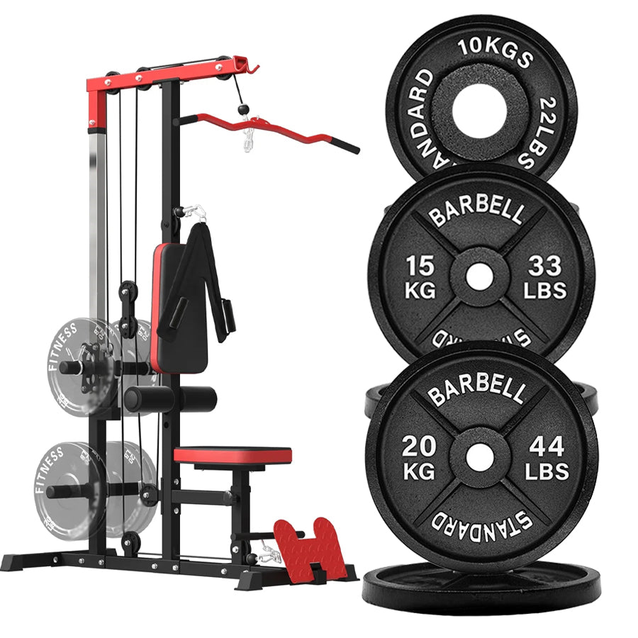 Professional LAT Pulldown Machine with Dual Pulley System