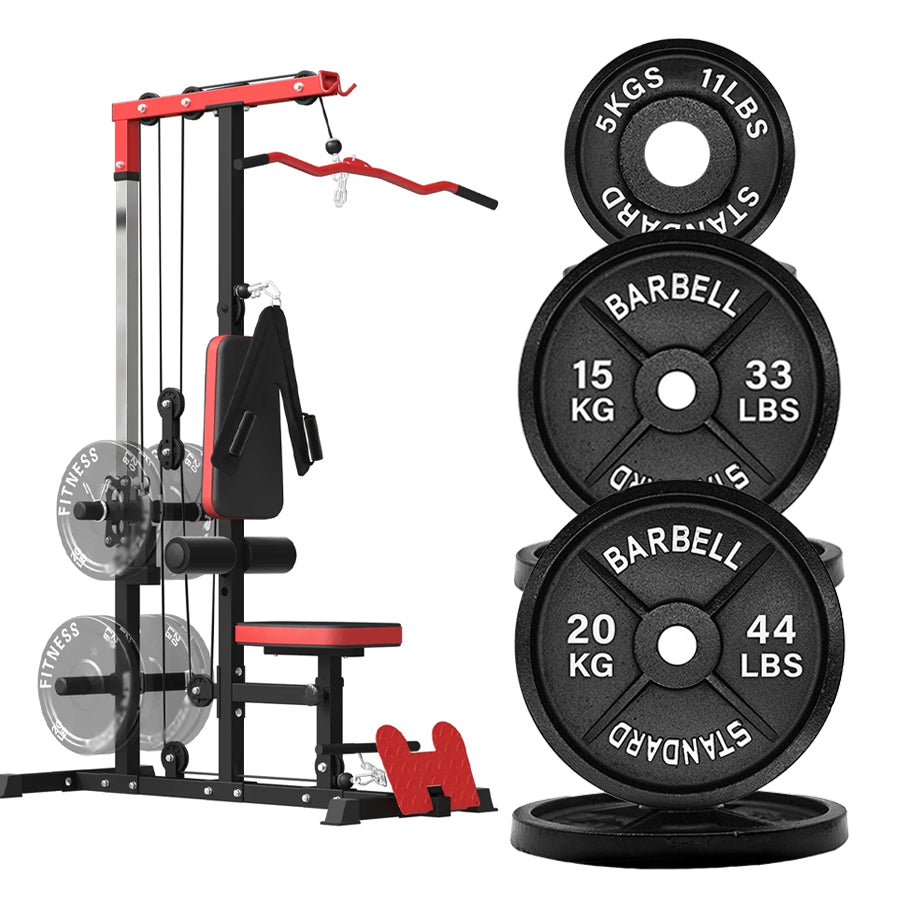 Professional LAT Pulldown Machine with Dual Pulley System