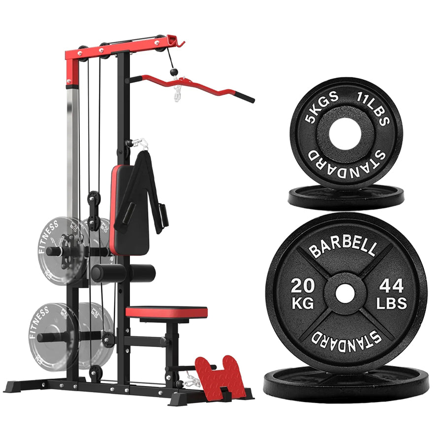 Professional LAT Pulldown Machine with Dual Pulley System