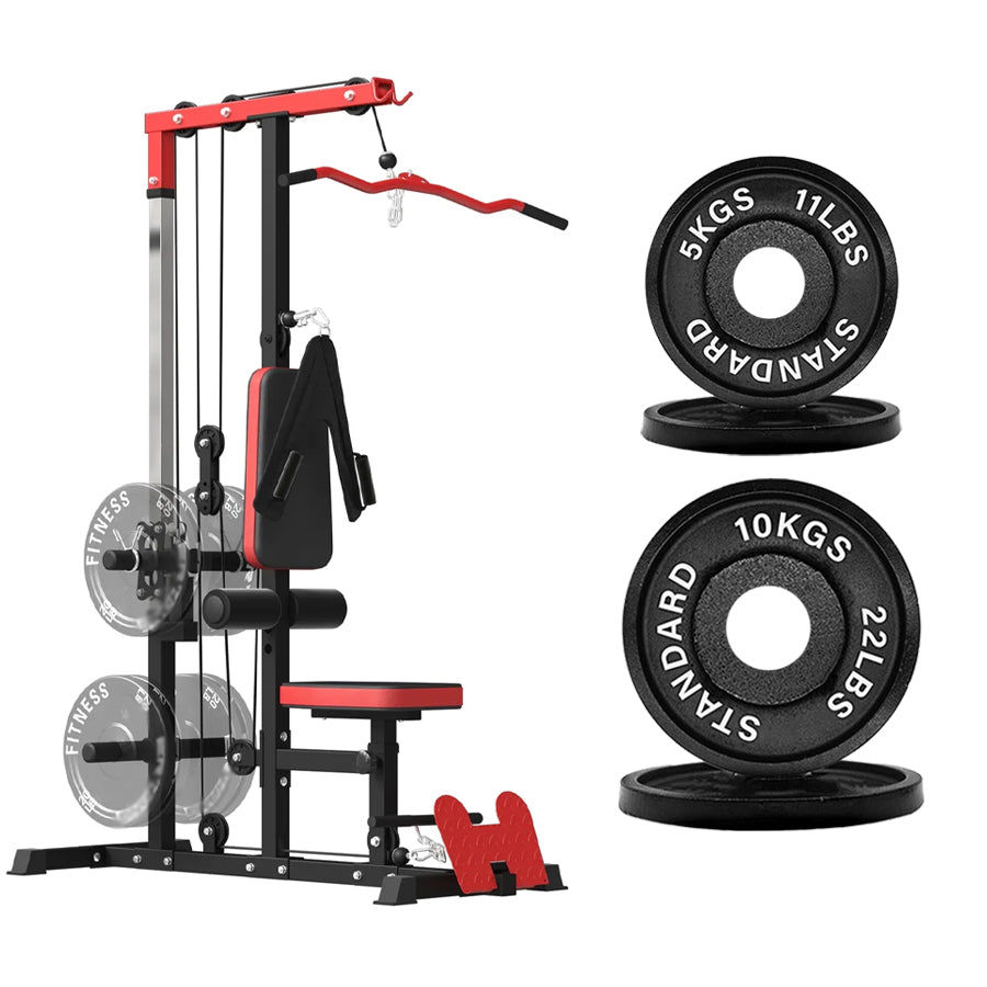 Professional LAT Pulldown Machine with Dual Pulley System