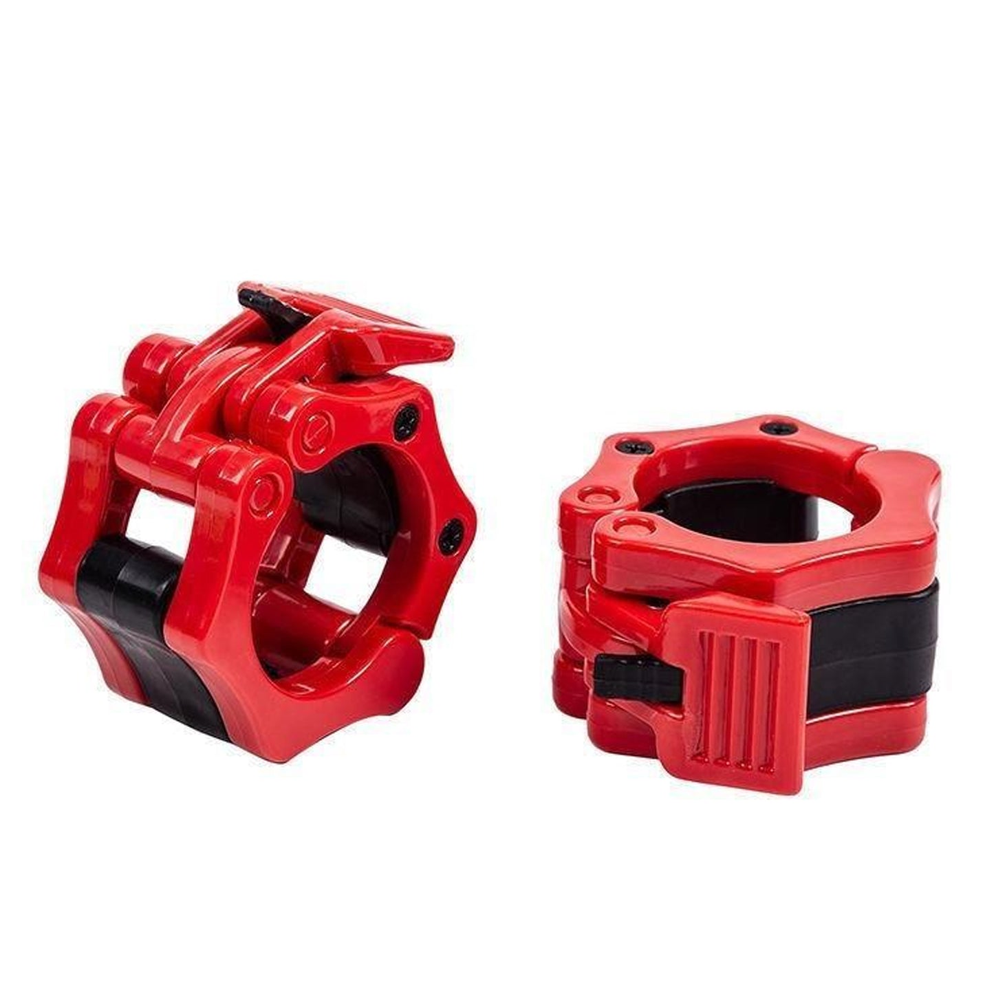 Professional Olympic Barbell Collars - Quick Release 2" Locking Clips - ABS Heavy Duty Weightlifting Clamps - Secure No-Slip Plate Holders - Essential Training Accessory for Gym, Home & CrossFit