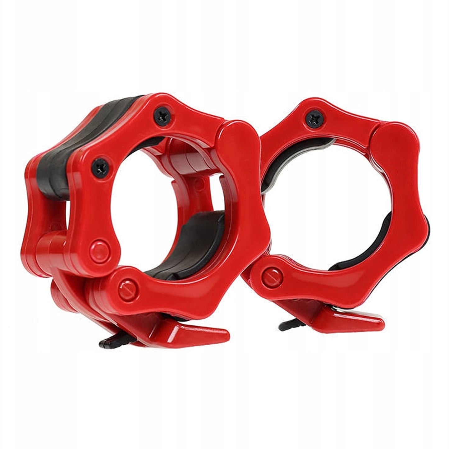 Professional Olympic Barbell Collars - Quick Release 2" Locking Clips - ABS Heavy Duty Weightlifting Clamps - Secure No-Slip Plate Holders - Essential Training Accessory for Gym, Home & CrossFit