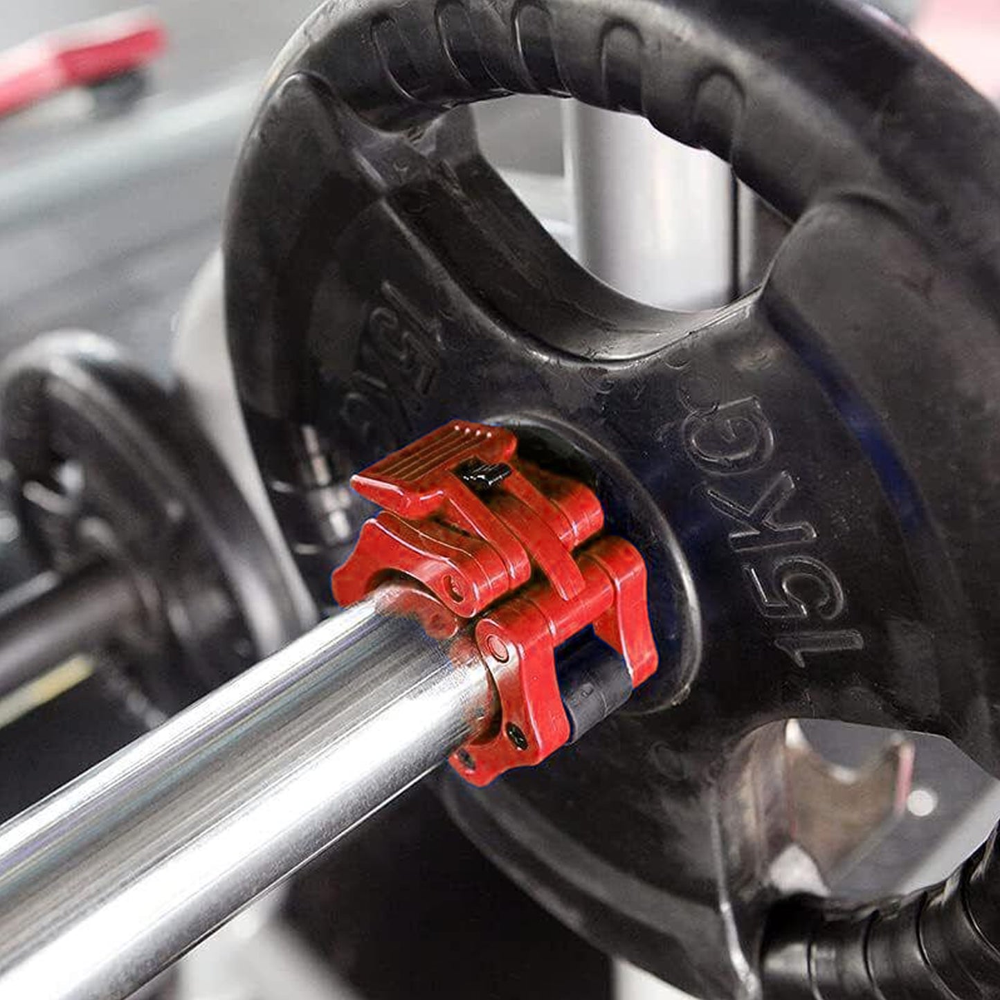 Professional Olympic Barbell Collars - Quick Release 2" Locking Clips - ABS Heavy Duty Weightlifting Clamps - Secure No-Slip Plate Holders - Essential Training Accessory for Gym, Home & CrossFit
