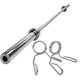 4ft Barbell & Clips / Silver