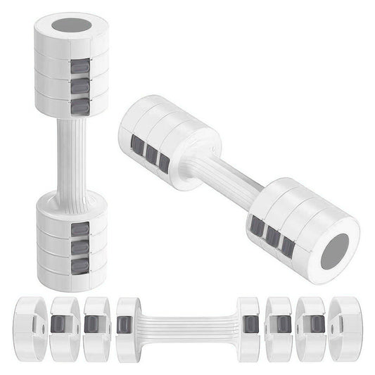 3-in-1 Adjustable Dumbbell Pair – 2x2.5kg or 2x10kg | Free Weights for Home Gym | Adjustable Dumbbells Set for Women & Men with Non-Slip Grip & Secure Lock
