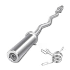 Premium 47" Olympic EZ Curl Bar for Home & Commercial Gym