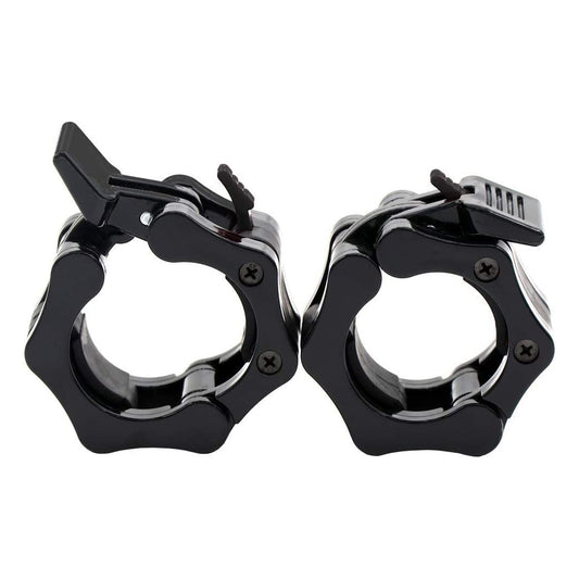 Professional Olympic Barbell Collars - Quick Release 2" Locking Clips - ABS Heavy Duty Weightlifting Clamps - Secure No-Slip Plate Holders - Essential Training Accessory for Gym, Home & CrossFit
