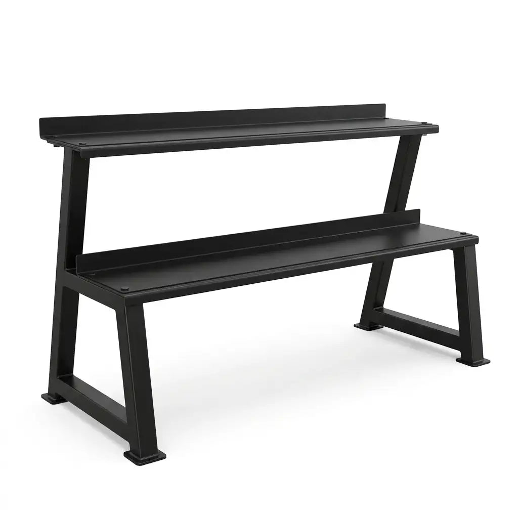 Commercial 2-Tier Kettlebell Rack