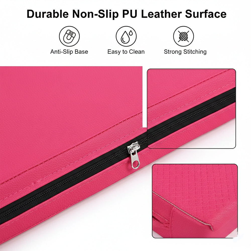 Tri-Fold Extra Thick Yoga & Gym Exercise Mat, 6FT Non-Slip Foam