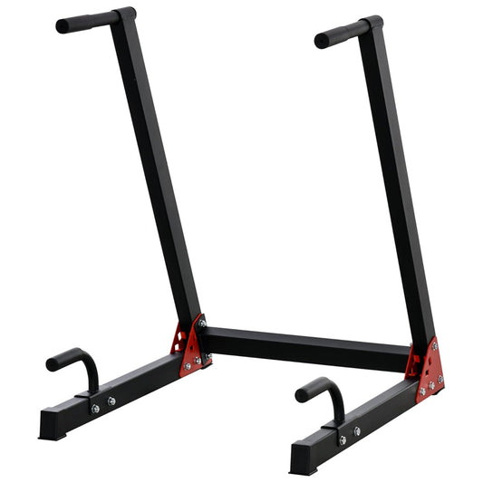 Heavy-Duty Dip Station for Home Gym - Professional Grade Upper Body Training Equipment - Ergonomic Angled Grips - Reinforced Steel Frame - 200kg Weight Capacity - Compact Design for Home or Office