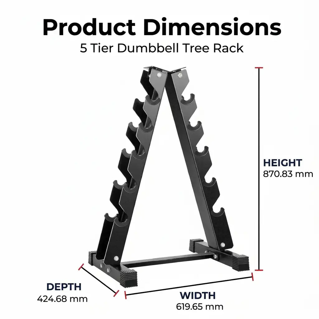 Hex Dumbbell Tier & Layer Storage Racks