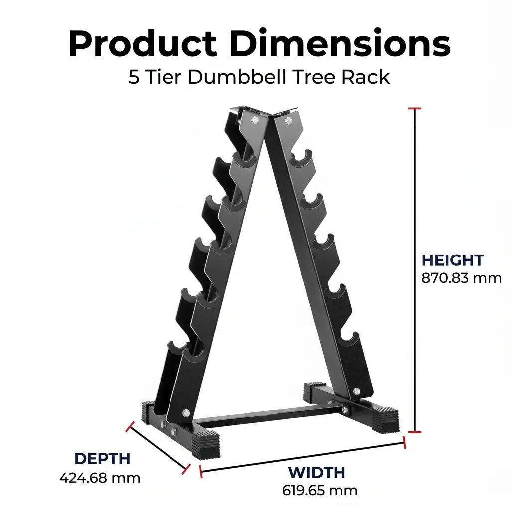 Hex Dumbbell Tier & Layer Storage Racks