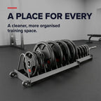 Extended Weight Plate Storage Rack