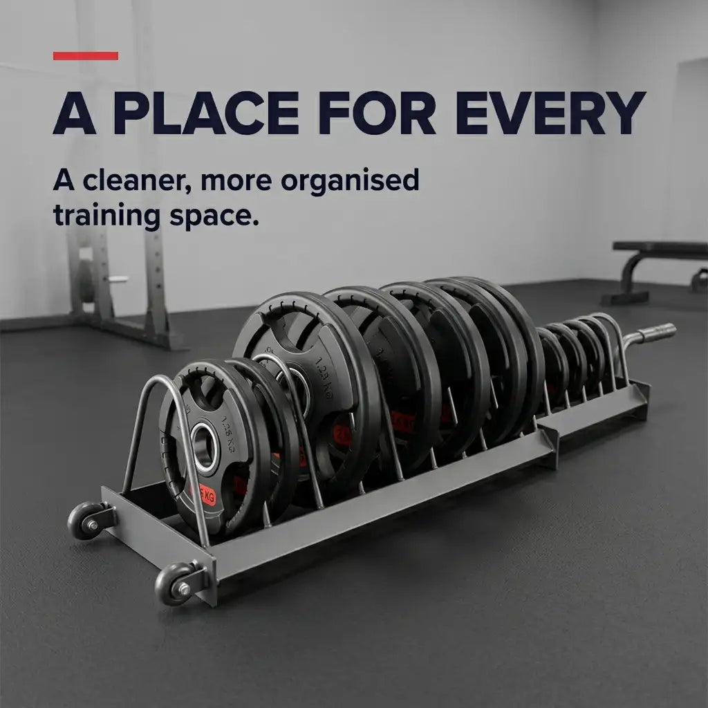 Extended Weight Plate Storage Rack