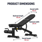 Adjustable Weight Bench with 9 Positions