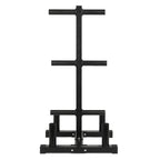 Heavy-Duty 3-Tier Olympic Weight Plate & Barbell Rack