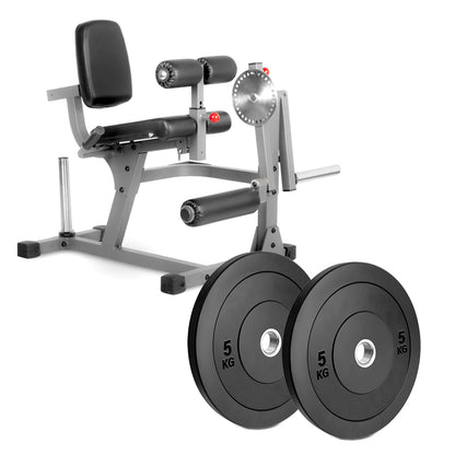 Professional Leg Extension & Curl Machine - Dual Function Home Gym Equipment - Adjustable Seated Lower Body Trainer for Quad & Hamstring Development - Commercial Grade Steel Frame with Padded Comfort