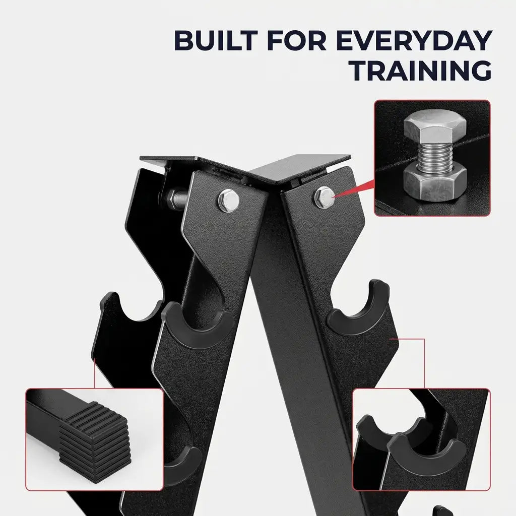 Hex Dumbbell Tier & Layer Storage Racks