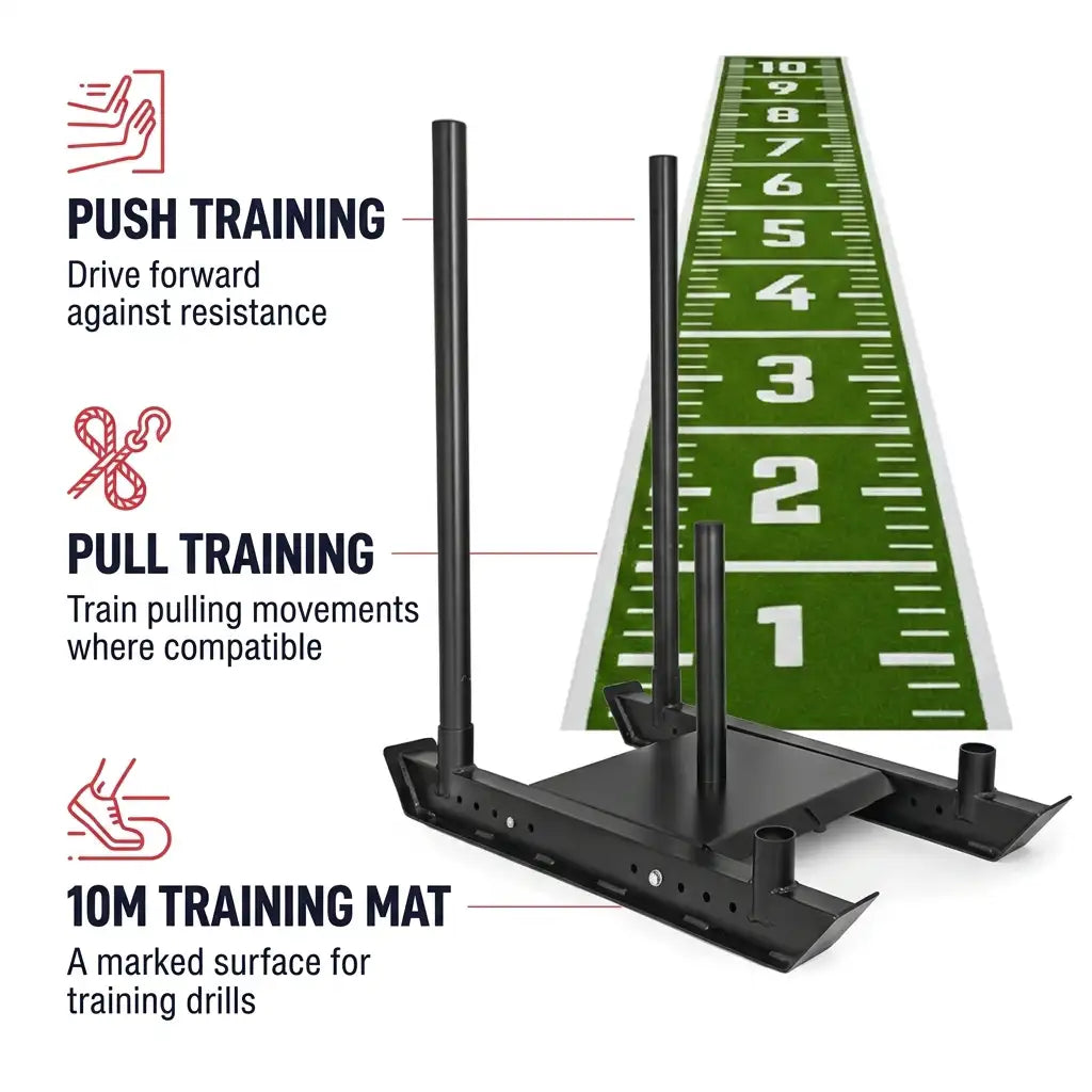 Push & Pull Sled with 10m Sprint Mat