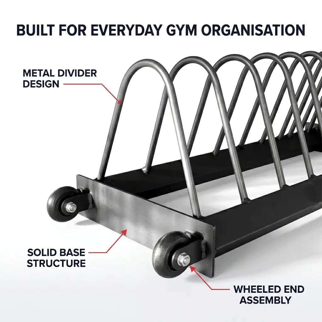 Extended Weight Plate Storage Rack