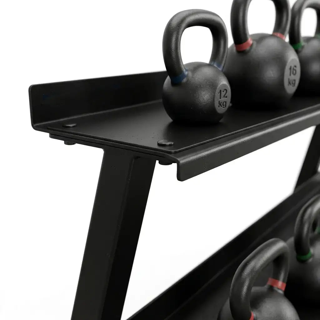 Commercial 2-Tier Kettlebell Rack