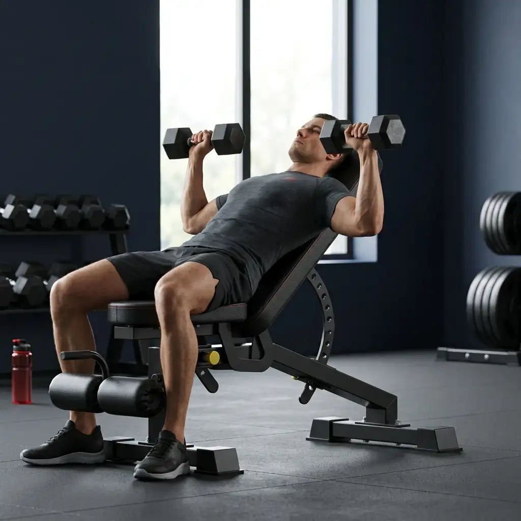 Adjustable Weight Bench with 9 Positions