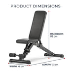 Adjustable Weight Bench with 250kg Weight Capacity