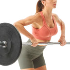 Premium Olympic 2" Barbell with Spring Collars for Training