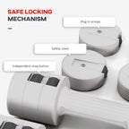 3-in-1 Adjustable Dumbbell Pair with Non-Slip Grip