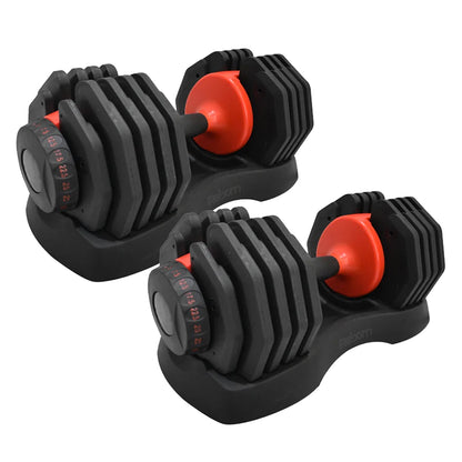 25kg Adjustable Dumbbell – 10-in-1 Weight Set with Safety Lock & Quick Dial | 2.5kg to 25kg Range | Space-Saving Strength Equipment for Home Gym Workouts
