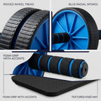 Double-Wheel Ab Roller with Knee Pad